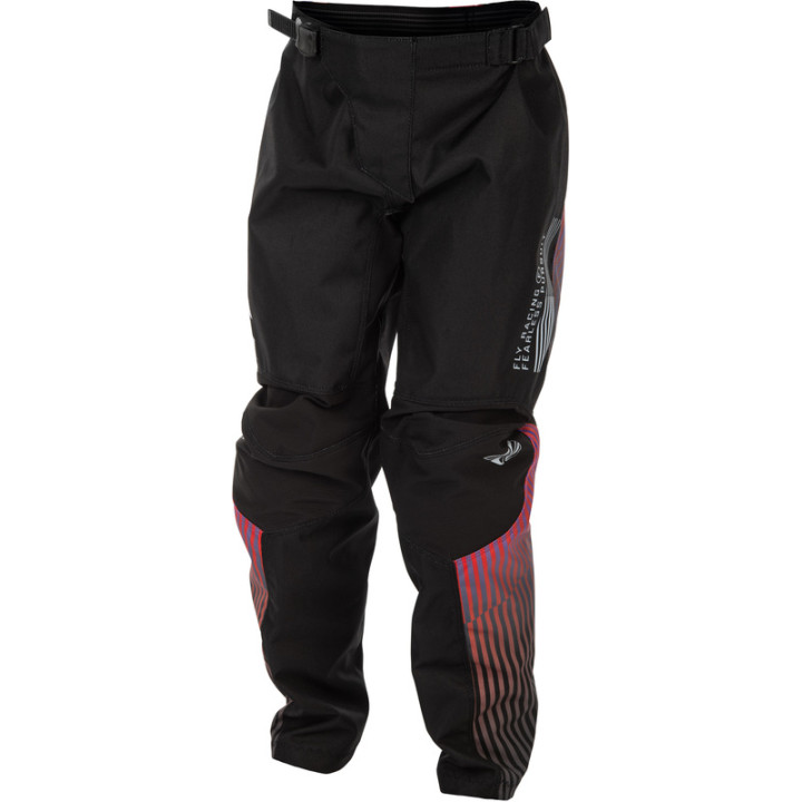 Pantalon enfant FLY RACING F-16 - noir/rouge/violet | Oxmoto