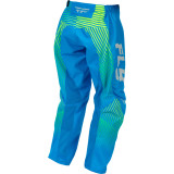 Pantalon enfant FLY RACING F-16 - bleu/Hi-Vis | Oxmoto