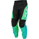 Pantalon FLY RACING F-16 - Aqua/noir/blanc | Oxmoto