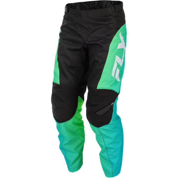 Pantalon FLY RACING F-16 - Aqua/noir/blanc | Oxmoto