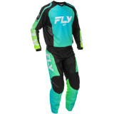 Pantalon FLY RACING F-16 - Aqua/noir/blanc | Oxmoto
