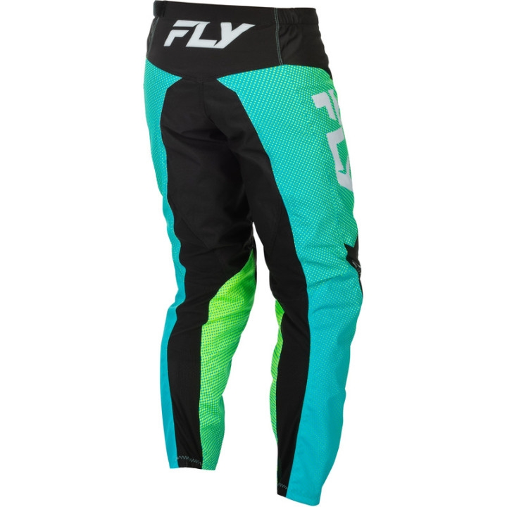 Pantalon FLY RACING F-16 - Aqua/noir/blanc | Oxmoto