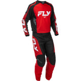 Pantalon FLY RACING F-16 - rouge/noir/blanc | Oxmoto