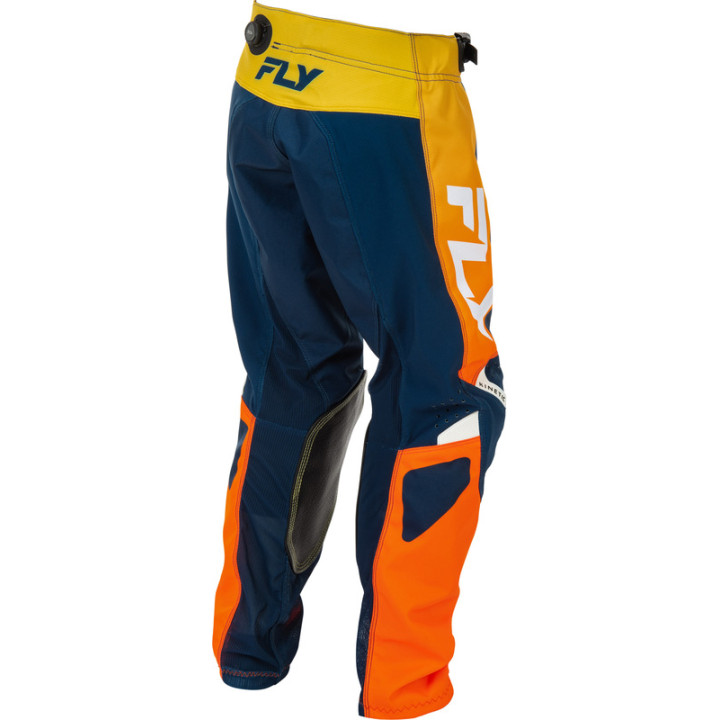 Pantalon enfant FLY RACING Kinetic - Navy/orange | Oxmoto