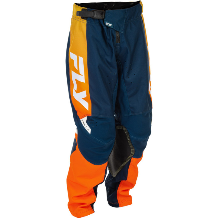 Pantalon enfant FLY RACING Kinetic - Navy/orange | Oxmoto