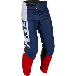 Pantalon FLY RACING Kinetic - rouge/blanc/bleu | Oxmoto