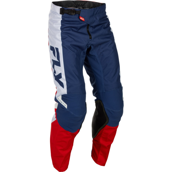 Pantalon FLY RACING Kinetic - rouge/blanc/bleu | Oxmoto