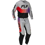 Pantalon FLY RACING Kinetic - gris/rouge/violet/noir