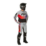 Pantalon FLY RACING Kinetic - gris/rouge/violet/noir