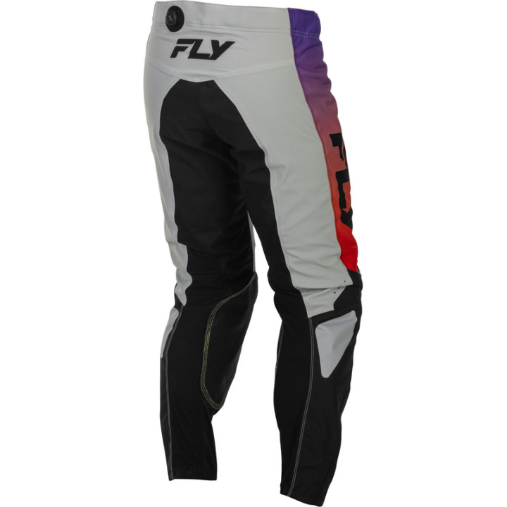 Pantalon FLY RACING Kinetic - gris/rouge/violet/noir