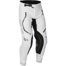 Pantalon FLY RACING Evolution DST Flash L.E. - blanc/argent