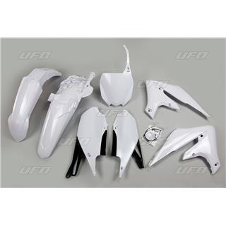 Kit plastique UFO blanc Yamaha YZ450F | Oxmoto