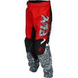 Pantalon enfant FLY RACING Kinetic Mutant - rouge/blanc/noir