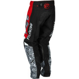 Pantalon enfant FLY RACING Kinetic Mutant - rouge/blanc/noir