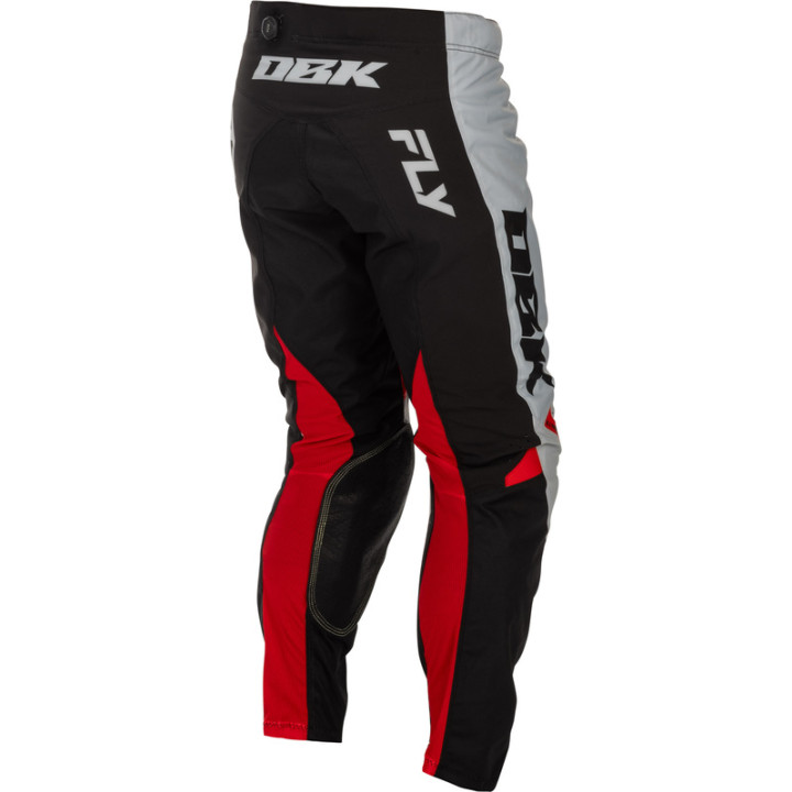 Pantalon FLY RACING Kinetic DBK - gris/noir/rouge | Oxmoto