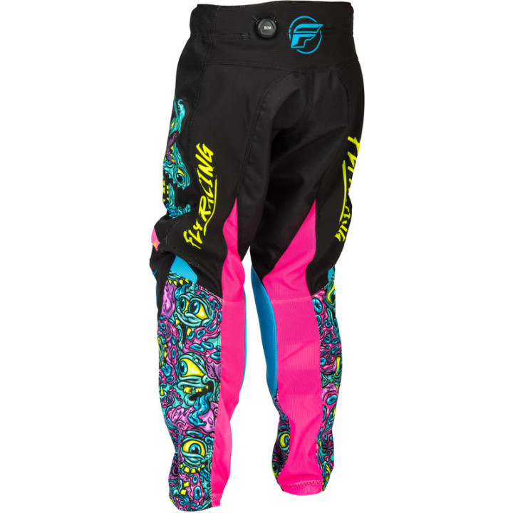 Pantalon enfant FLY RACING Kinetic Mutant - noir/multi