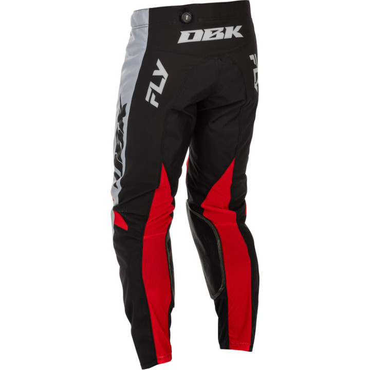 Pantalon FLY RACING Kinetic DBK - gris/noir/rouge | Oxmoto