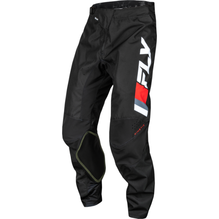 Pantalon FLY RACING Kinetic Prix - rouge/gris/blanc | Oxmoto