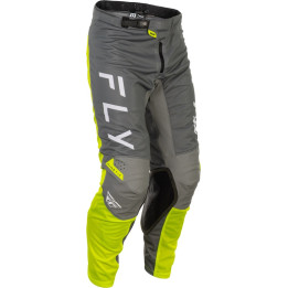 Pantalon FLY RACING Kinetic Mesh - gris/jaune | Oxmoto