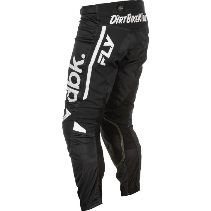 Pantalon FLY RACING Kinetic Mesh DBK - noir/blanc | Oxmoto