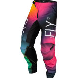 Pantalon enfant FLY RACING Kinetic Prodigy - Fuschia/Electric Blue/Hi-Vis
