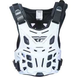 Plastron FLY RACING Revel Roost Race CE blanc | Oxmoto