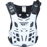 Plastron FLY RACING Revel Roost Race CE blanc | Oxmoto