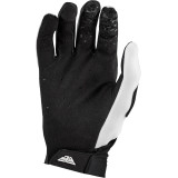 Gants FLY RACING Pro Lite - blanc/noir | Oxmoto