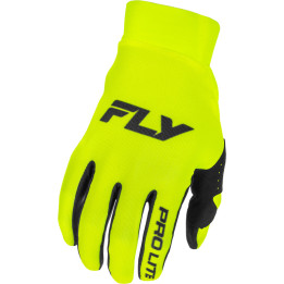 Gants FLY RACING Pro Lite - noir/jaune fluo | Oxmoto