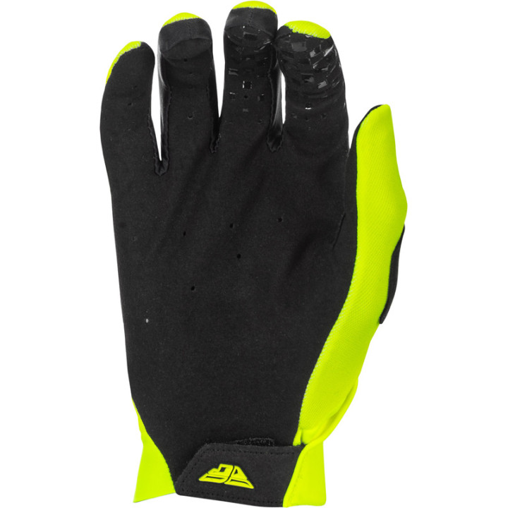 Gants FLY RACING Pro Lite - noir/jaune fluo | Oxmoto