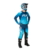 Gants FLY RACING Evolution DST - bleu/blanc | Oxmoto
