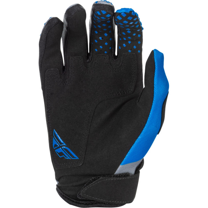 Gants FLY RACING Kinetic - bleu/gris/noir | Oxmoto