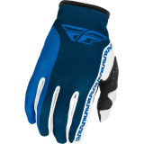 Gants FLY RACING Lite - bleu/blanc | Oxmoto