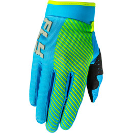 Gants enfant FLY RACING F-16 - bleu/jaune fluo | Oxmoto