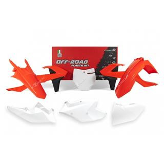 Kit plastique Racetech couleur origine (2018) rouge/blanc KTM