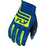 Gants FLY RACING Lite L.E. Lancer - Navy/Hi-Vis | Oxmoto