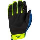 Gants FLY RACING Lite L.E. Lancer - Navy/Hi-Vis | Oxmoto