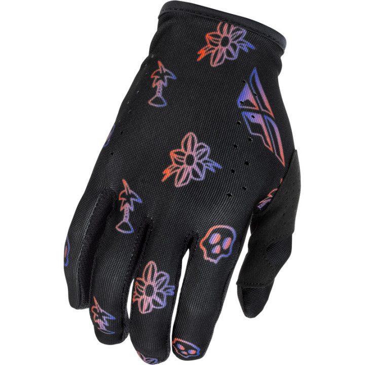 Gants enfant FLY RACING Lite Outline Special Edition - noir/rouge/violet