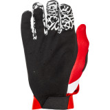 Gants FLY RACING Pro Lite DBK - noir/blanc/rouge | Oxmoto
