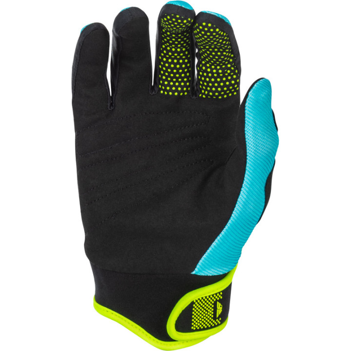 Gants FLY RACING F-16 - Aqua/noir/blanc | Oxmoto