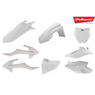 Kit plastique Polisport blanc KTM SX85 | Oxmoto