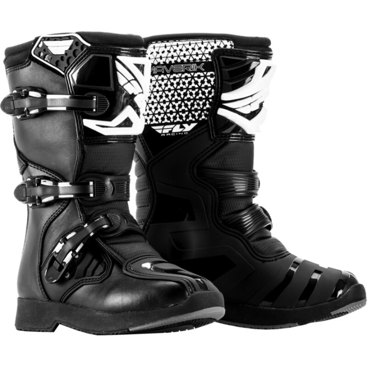 Bottes enfant FLY RACING Maverik - noir | Oxmoto