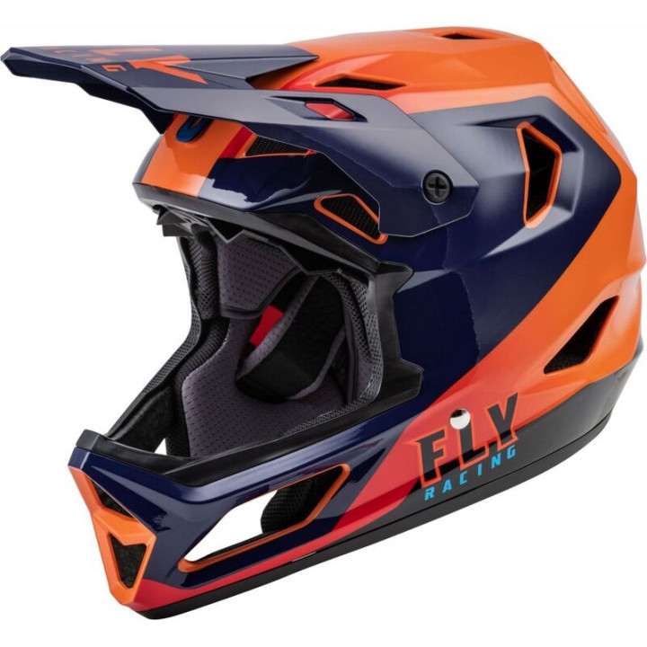 Casque FLY RACING Rayce Rouge/Orange/Noir | Oxmoto