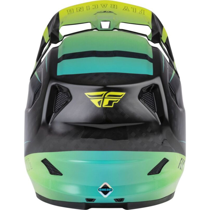 Casque FLY RACING Werx-R Teal/Jaune/Noir | Oxmoto