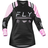 Maillot femme FLY RACING F-16 - noir/lavande | Oxmoto