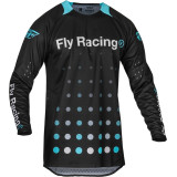 Maillot FLY RACING Evolution DST Strobe - noir/Electric Blue