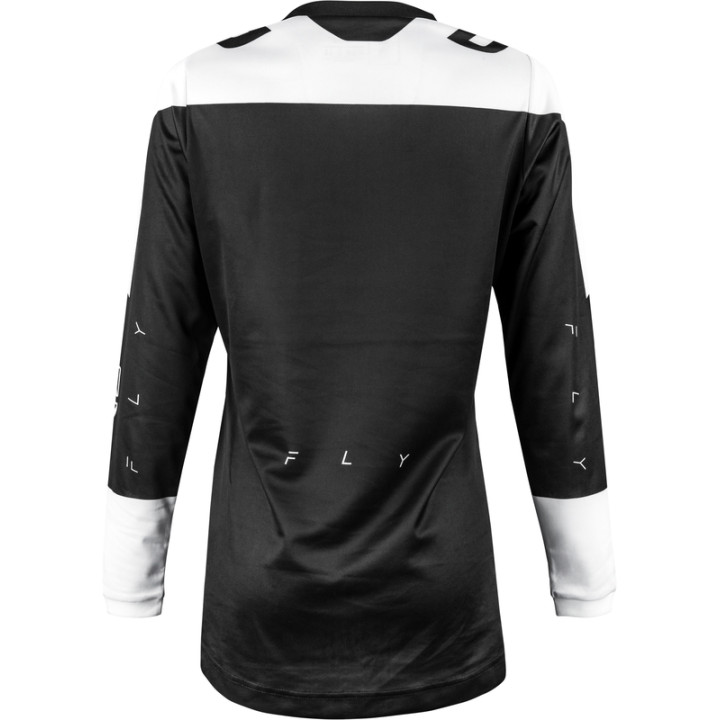 Maillot femme FLY RACING F-16 - noir/blanc | Oxmoto