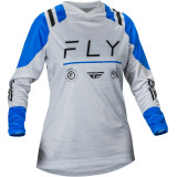 Maillot femme FLY RACING F-16 - Arctic Grey/bleu | Oxmoto