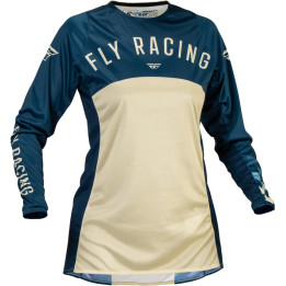 Maillot femme FLY RACING Lite - Navy/Ivory | Oxmoto