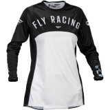 Maillot femme FLY RACING Lite - noir/gris clair | Oxmoto
